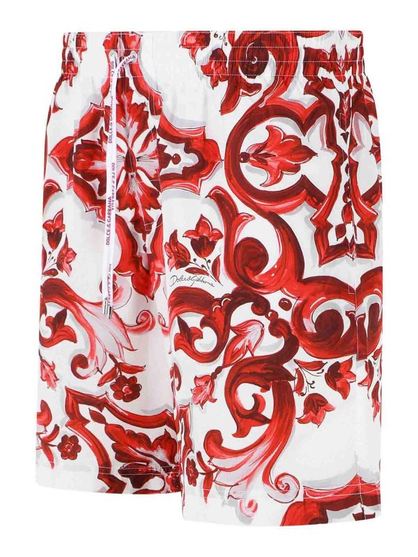 The Best Shops DOLCE & GABBANA: 水着 - スイムショーツ/スイムトランクス - 白