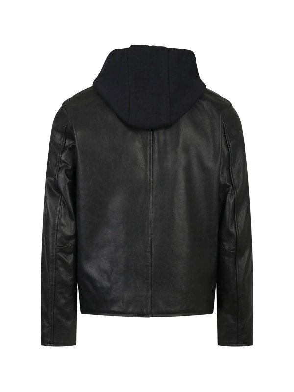 DONDUP: leather jacket online - Biker