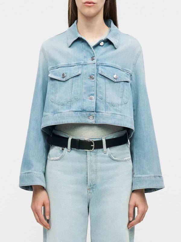 Short jeans jacket shop online: DONDUP