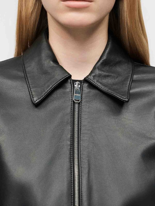 DONDUP: leather jacket online - Leather jacket