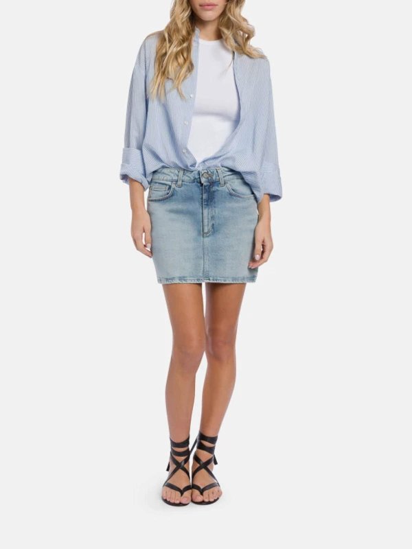 Minirock - Blau shop online: DONDUP
