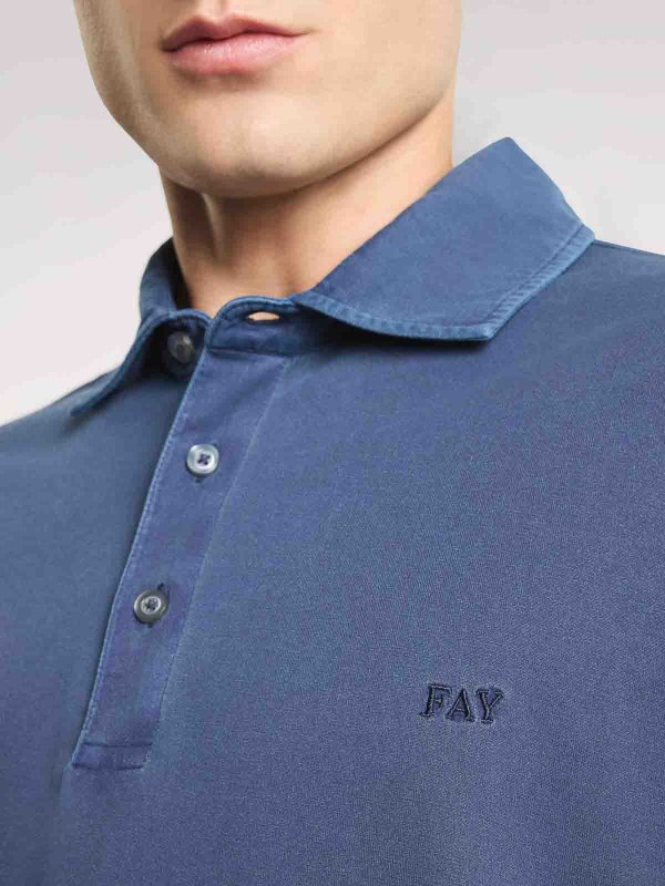 FAY buy online ポロシャツ - ブルー