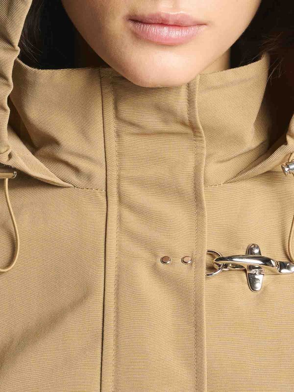 Parka with hook shop online: FAY