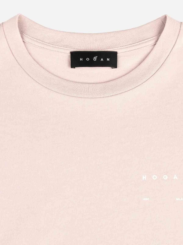 The Best Shops HOGAN: T-Shirt - Hellrosa