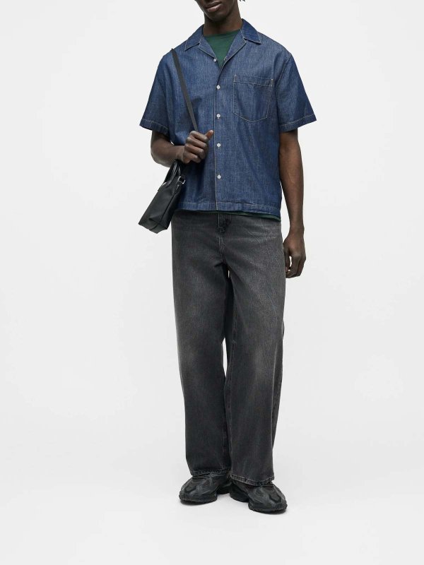 The Best Shops LACOSTE: シャツ - ダークウォッシュ