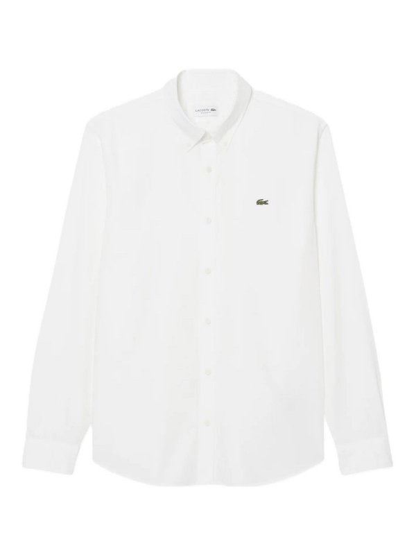 LACOSTE: シャツ - シャツ - 白