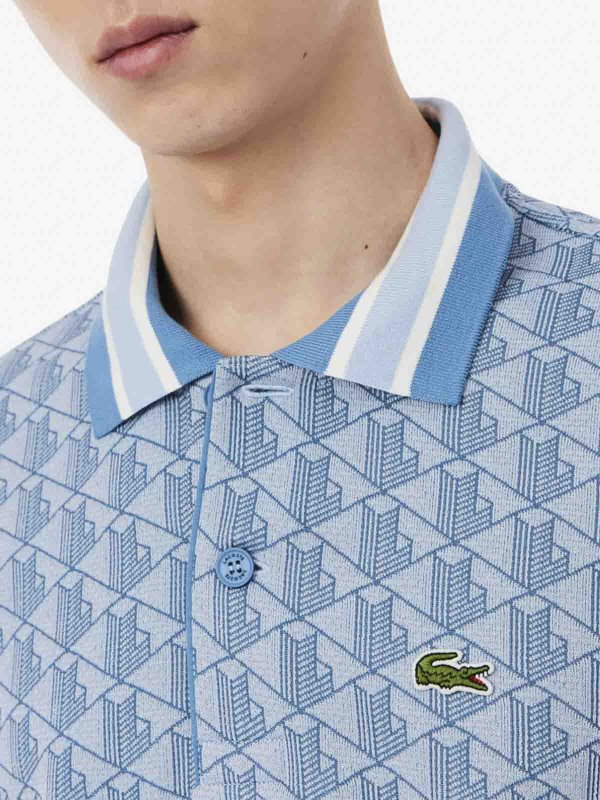 The Best Shops LACOSTE: Polo - Bleu Clair
