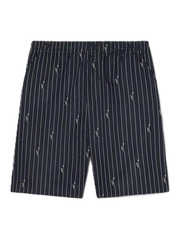 LACOSTE: Hosen Shorts - Shorts - Blau