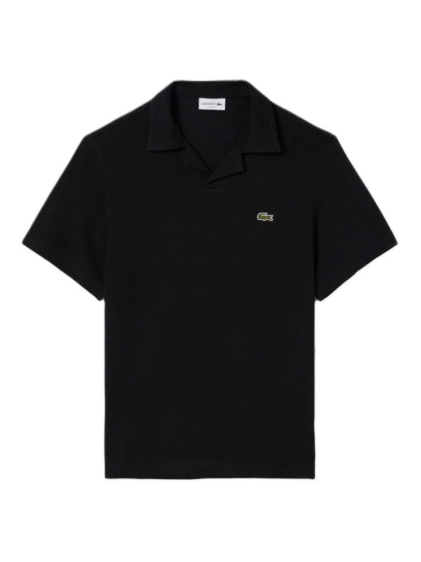 LACOSTE: polo - Polo in cotone-lino
