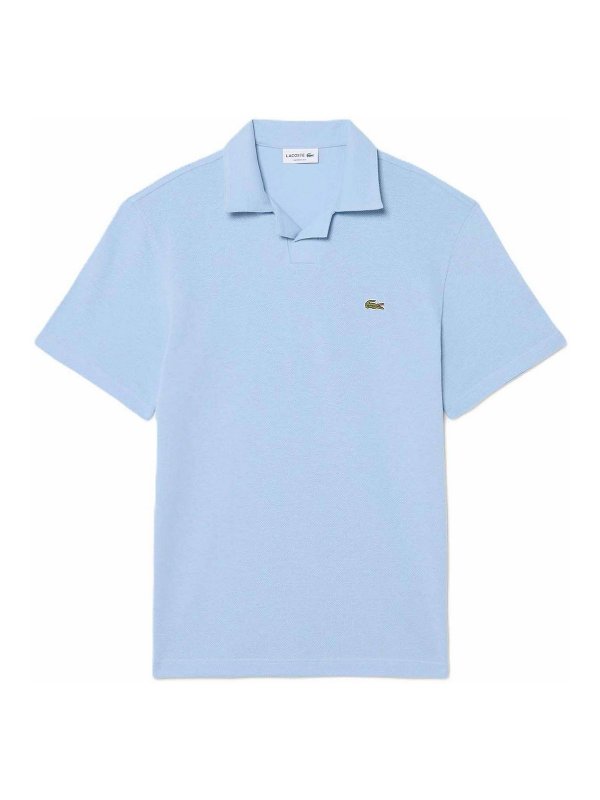 LACOSTE: Polos  - Polo - Bleu Clair