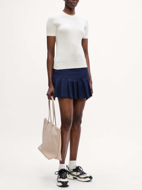 LACOSTE buy online Rundhalspullover - Weiß