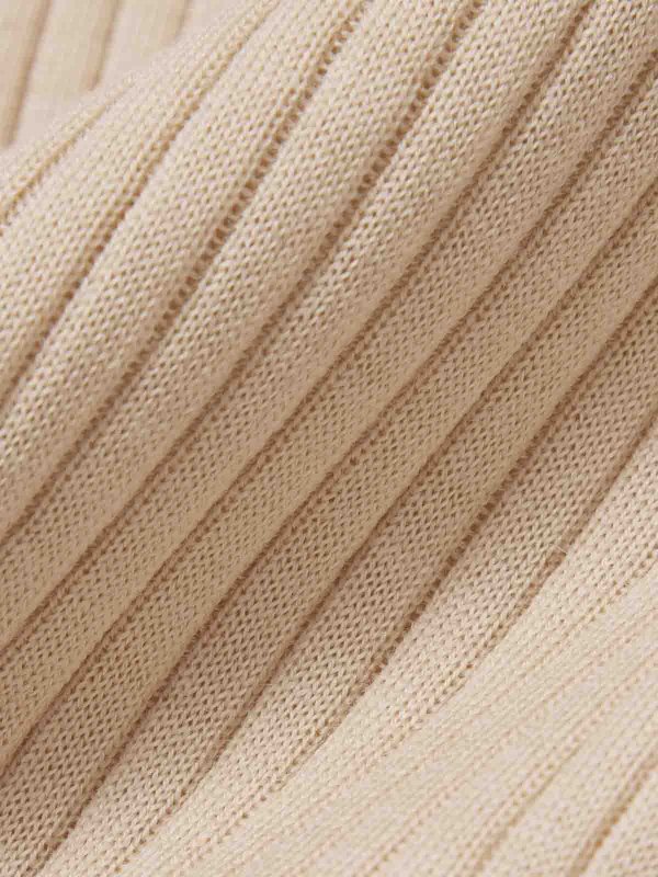 The Best Shops LACOSTE: Strickpullover mit Rundhalsausschnitt - Rundhalspullover - Dunkelbeige