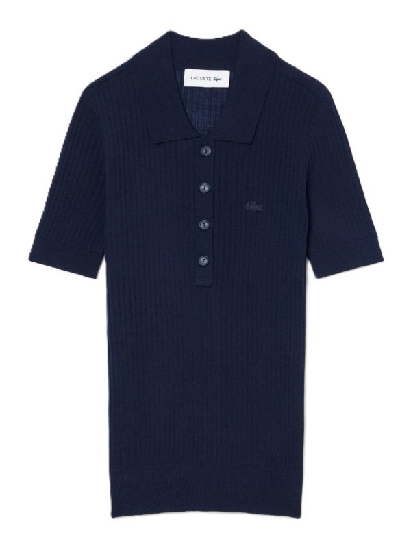 LACOSTE: Polos  - Polo - Bleu