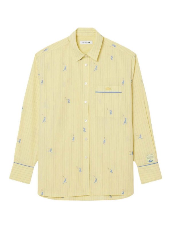 LACOSTE: Camisas - Camisa - Amarillo