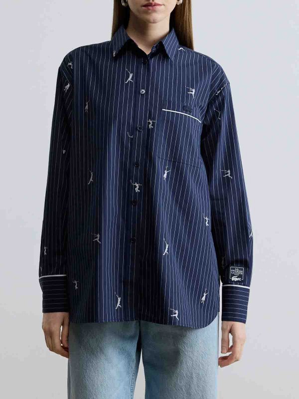 Hemd - Blau shop online: LACOSTE