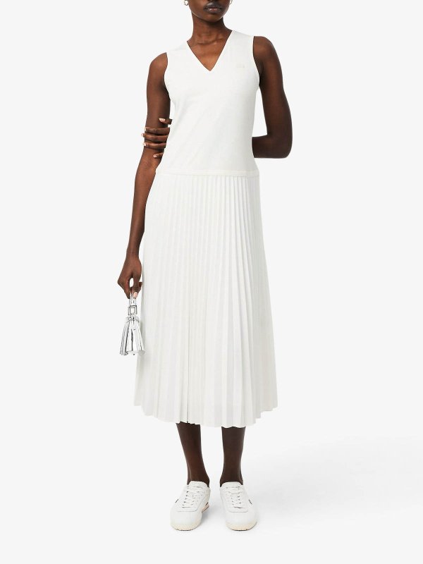 Maxikleid - Weiß shop online: LACOSTE