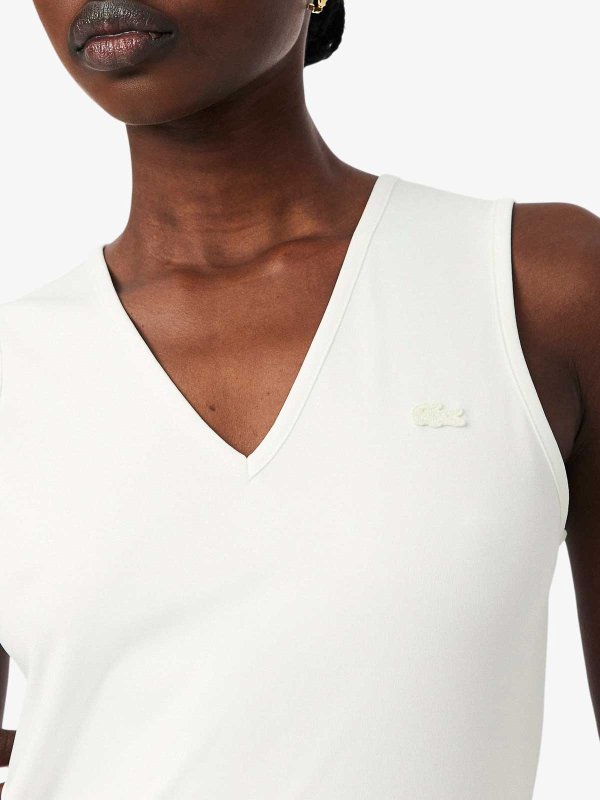 LACOSTE buy online Maxikleid - Weiß