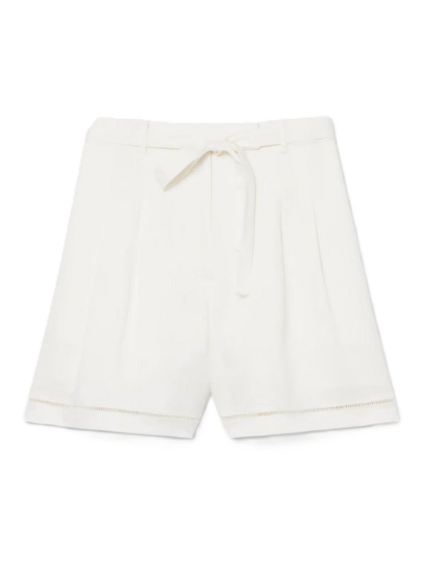 LACOSTE: Hosen Shorts - Shorts - Weiß