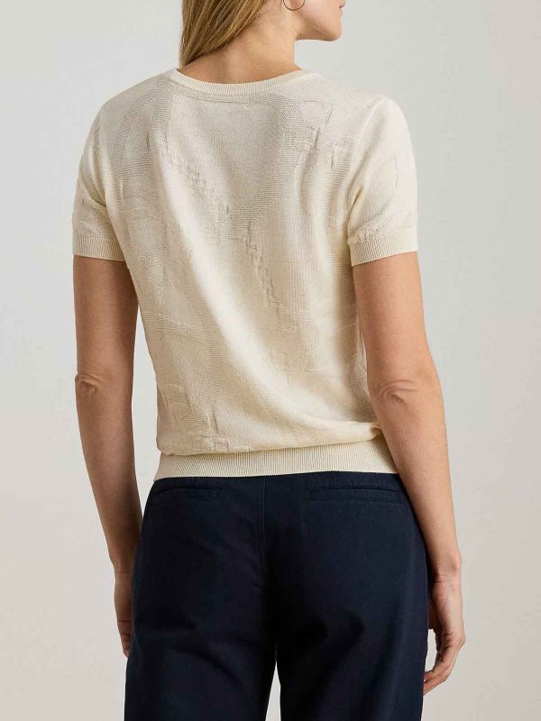 クルーネック - ベージュ shop online: LAUREN RALPH LAUREN
