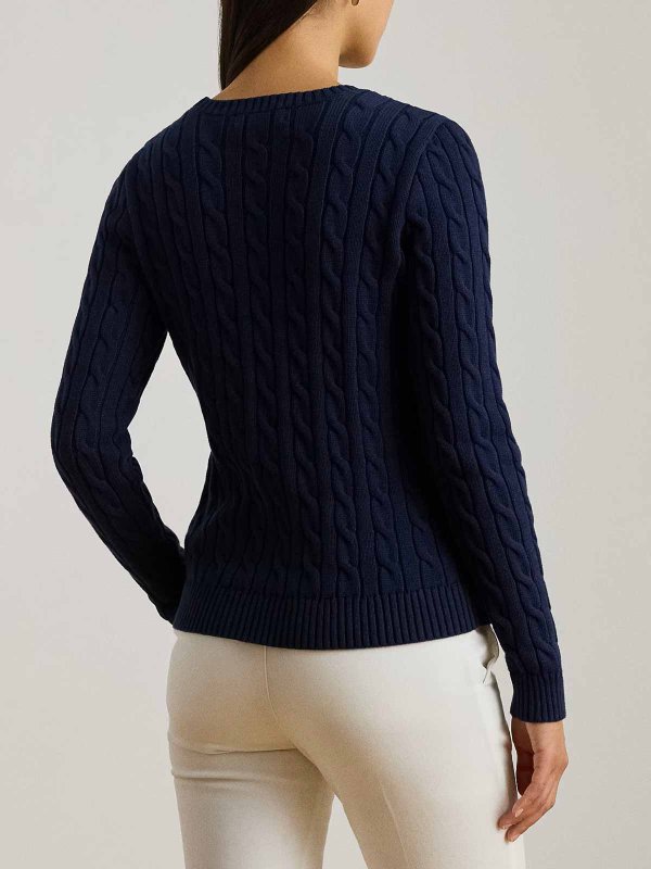 クルーネック - ベージュ shop online: LAUREN RALPH LAUREN
