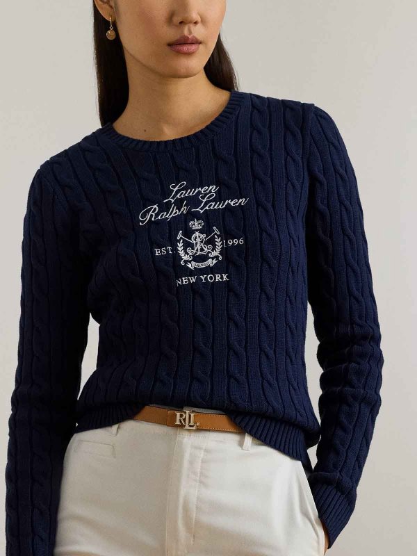 LAUREN RALPH LAUREN buy online クルーネック - ベージュ