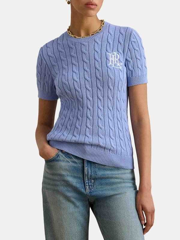 LAUREN RALPH LAUREN buy online Rundhalspullover - Hellblau