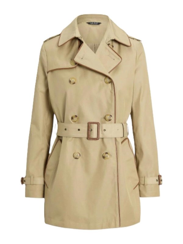 LAUREN RALPH LAUREN: イブニングドレス - イブニングドレス - ライトベージュ