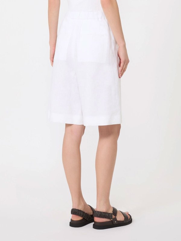 ショートパンツ - 白 shop online: MAX MARA STUDIO