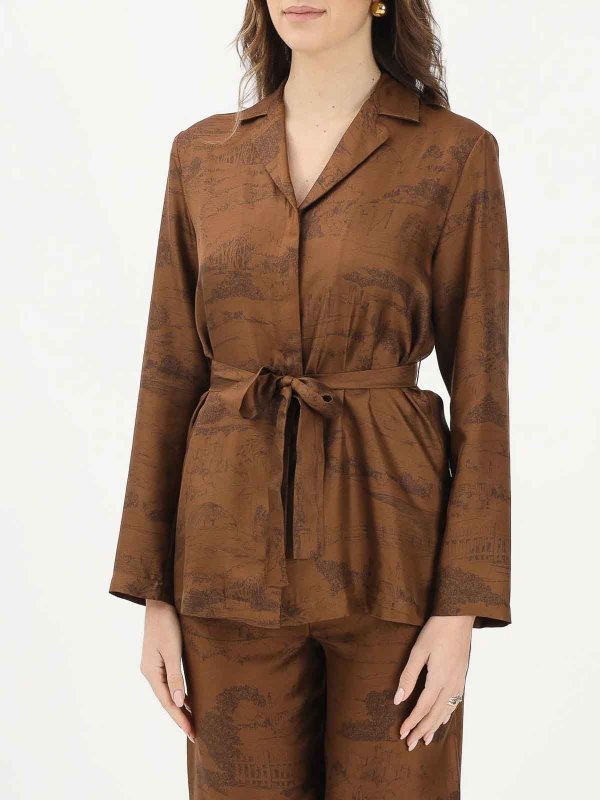 The Best Shops MAX MARA STUDIO: チュニック - チュニック - ダークブラウン