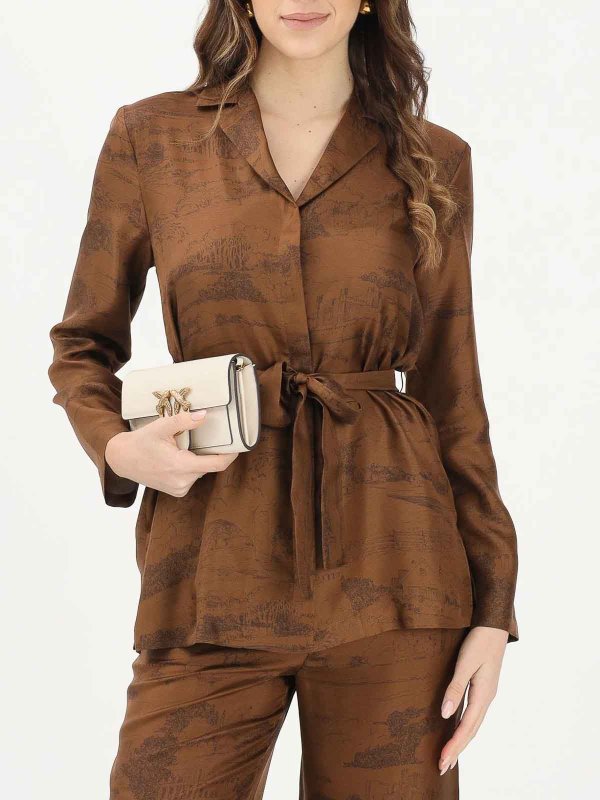 チュニック - ダークブラウン shop online: MAX MARA STUDIO
