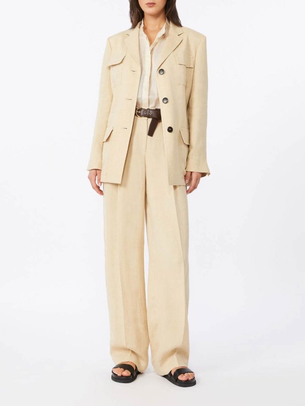 MAX MARA STUDIO: カジュアルトラウザー online - カジュアルパンツ - ベージュ