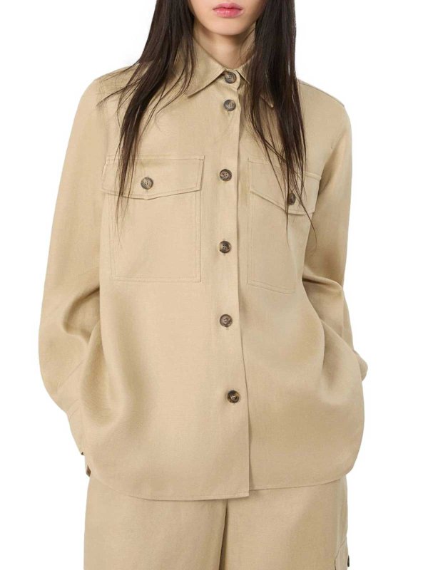 Hemd - Hellbeige shop online: WEEKEND MAX MARA