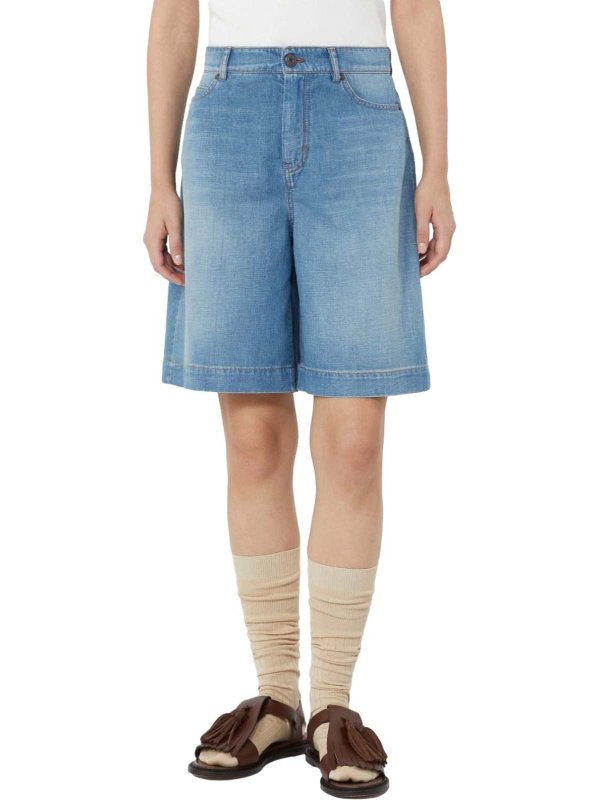 WEEKEND MAX MARA: トラウザーショーツ online - ショートパンツ - ブルー