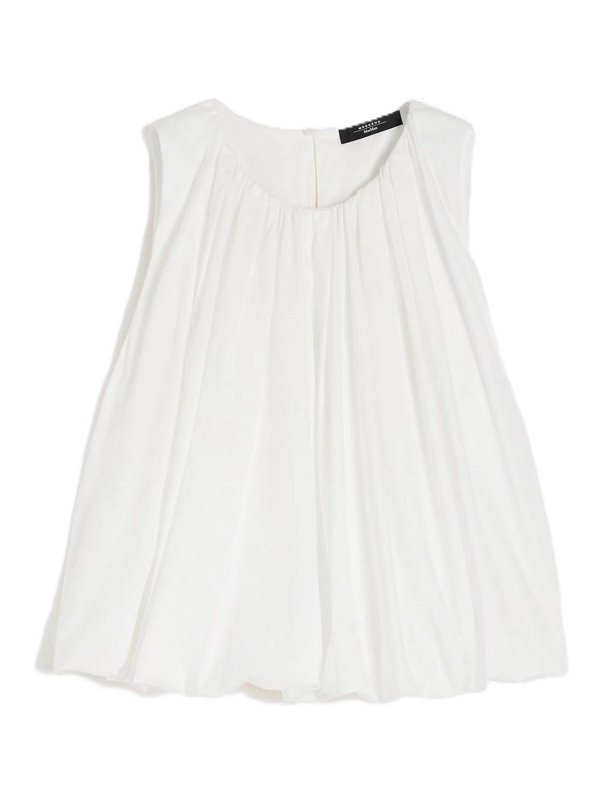 WEEKEND MAX MARA: Tops y camisetas sin mangas - Top - Blanco