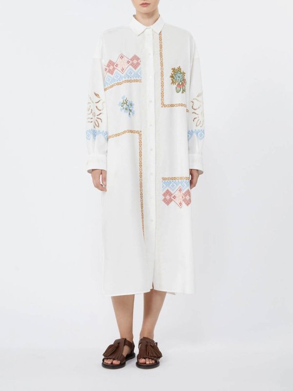 マキシドレス - 白 shop online: WEEKEND MAX MARA