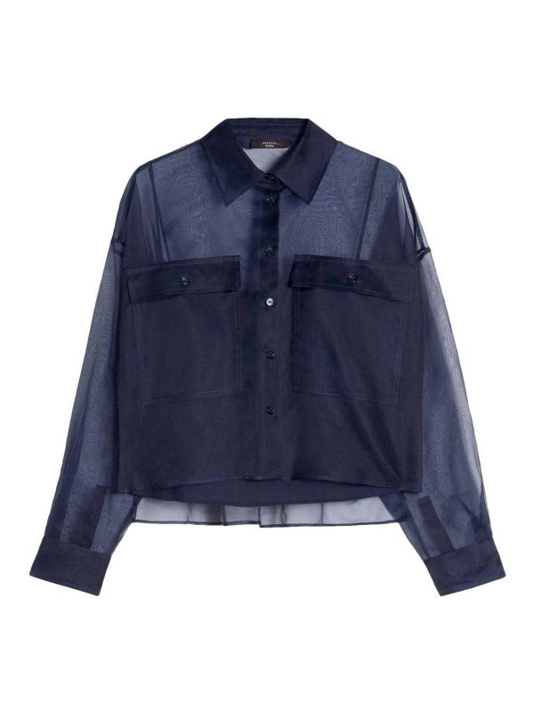 WEEKEND MAX MARA: Hemden - Hemd - Blau