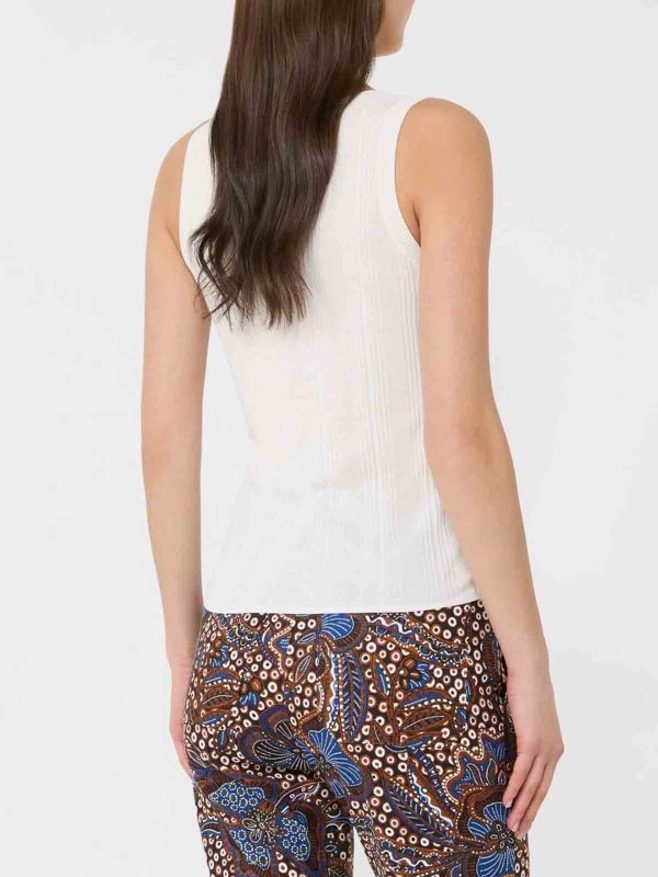 The Best Shops WEEKEND MAX MARA: Tops und Tank Tops - Top - Weiß