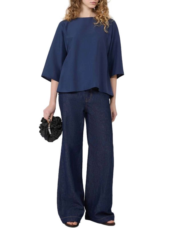 WEEKEND MAX MARA buy online クルーネック - ブルー