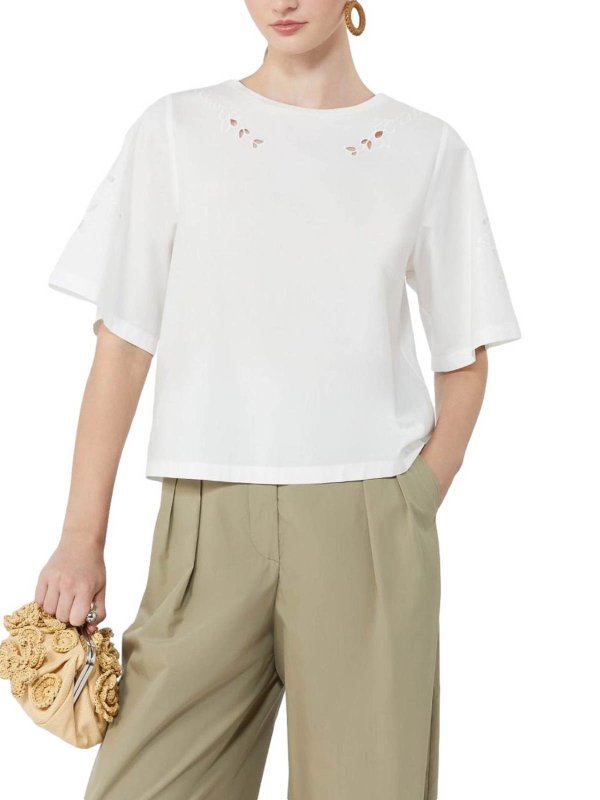 WEEKEND MAX MARA buy online Rundhalspullover - Weiß