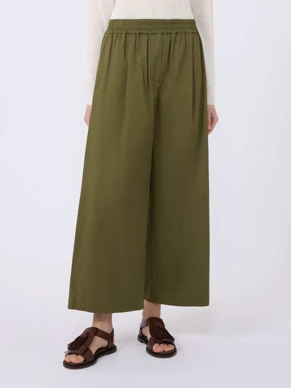 カジュアルパンツ - 緑 shop online: WEEKEND MAX MARA