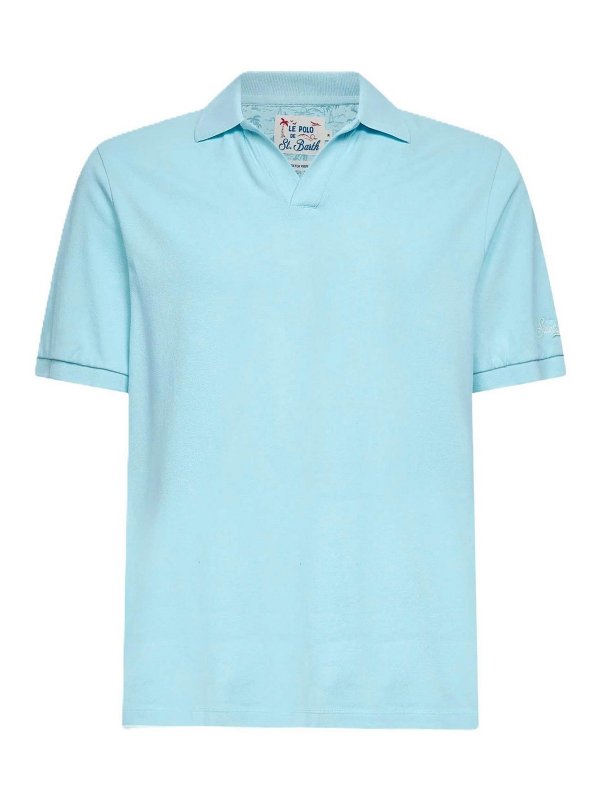 MC2 SAINT BARTH: Poloshirts - Poloshirt - Hellblau