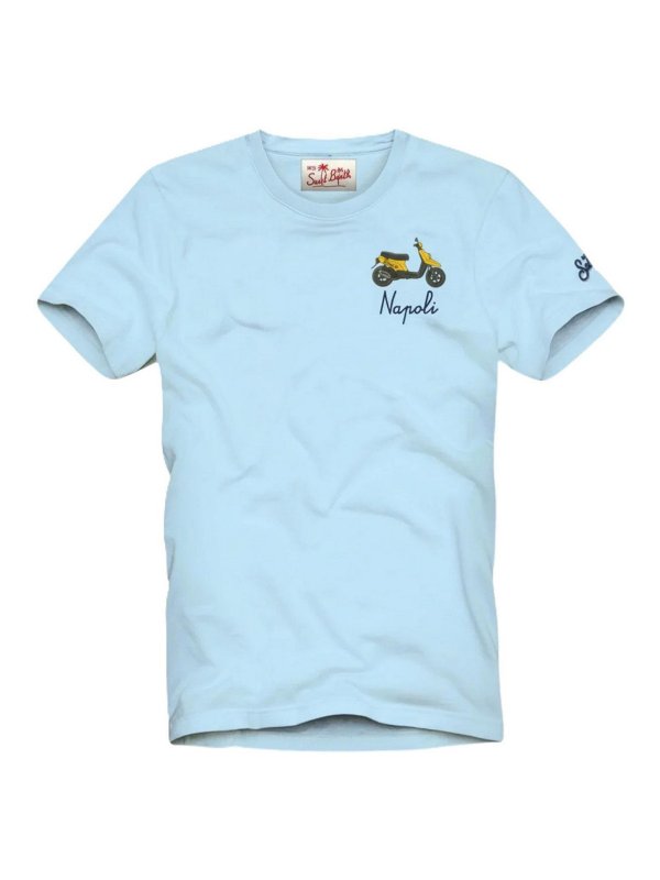 MC2 SAINT BARTH: T-shirts - T-Shirt - Hellblau