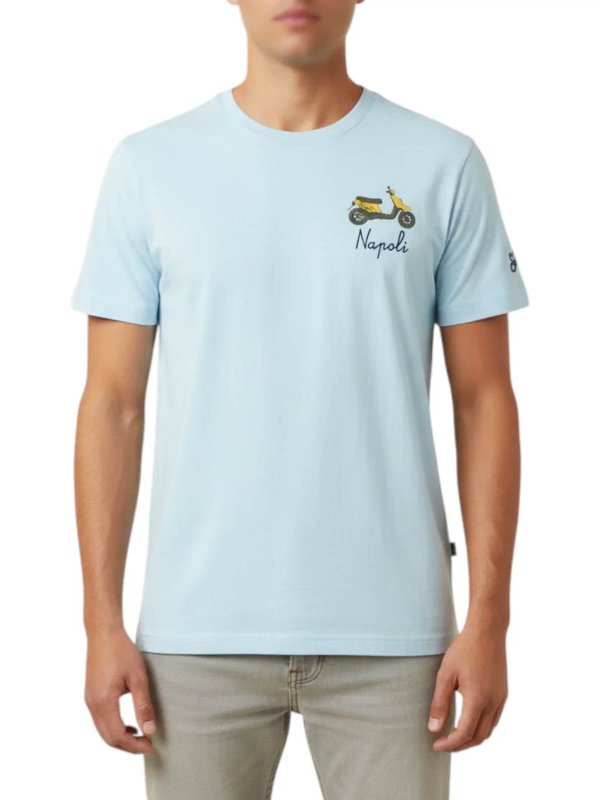 MC2 SAINT BARTH: T-shirts online - T-Shirt - Hellblau