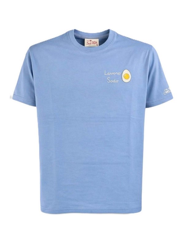 MC2 SAINT BARTH: T-shirts - T-Shirt - Hellblau