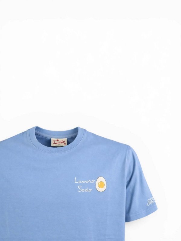 MC2 SAINT BARTH: T-shirts online - T-Shirt - Hellblau