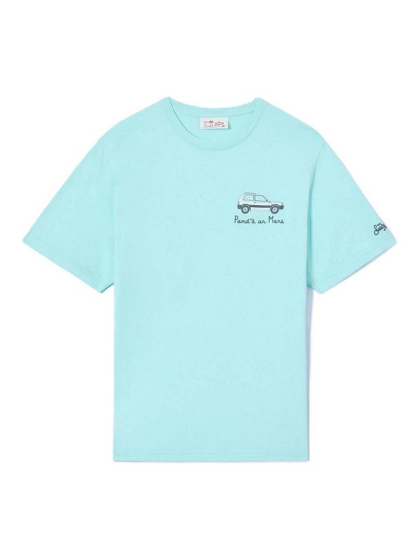 MC2 SAINT BARTH: T-shirts - T-Shirt - Hellblau