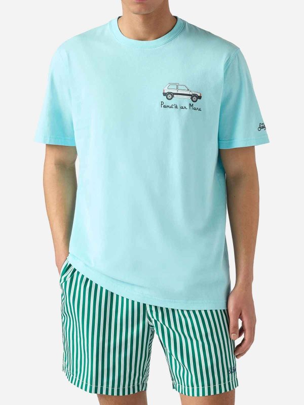 The Best Shops MC2 SAINT BARTH: T-shirts - T-Shirt - Hellblau