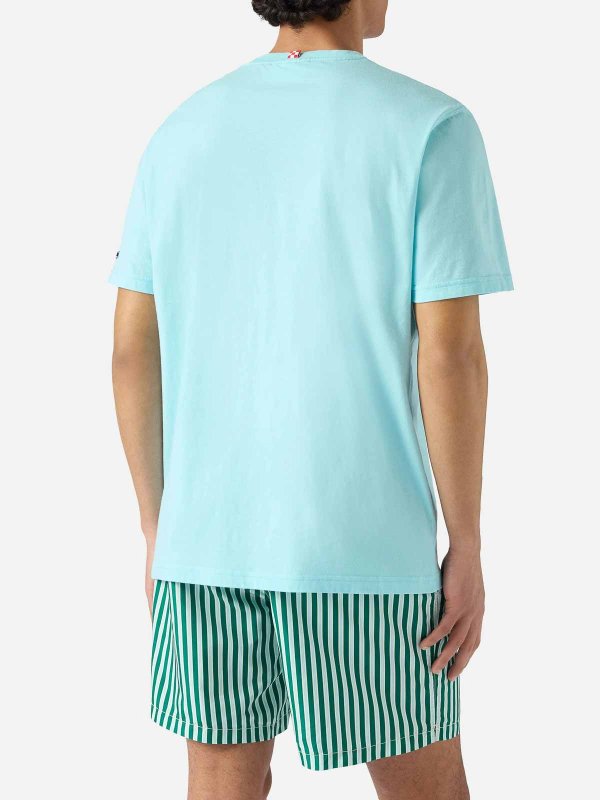T-Shirt - Hellblau shop online: MC2 SAINT BARTH
