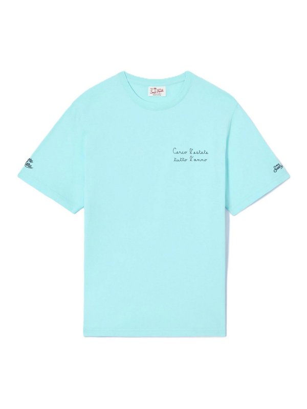 MC2 SAINT BARTH: T-shirts - T-Shirt - Hellblau