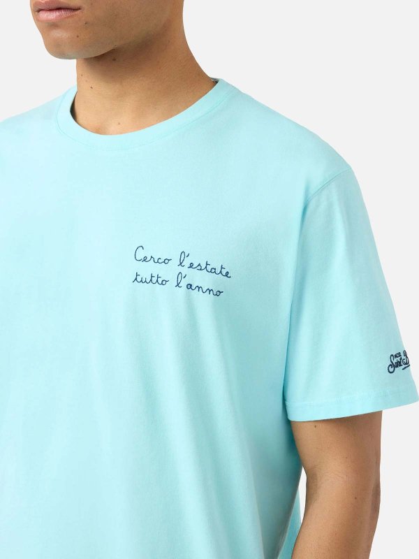 MC2 SAINT BARTH: T-shirts online - T-Shirt - Hellblau